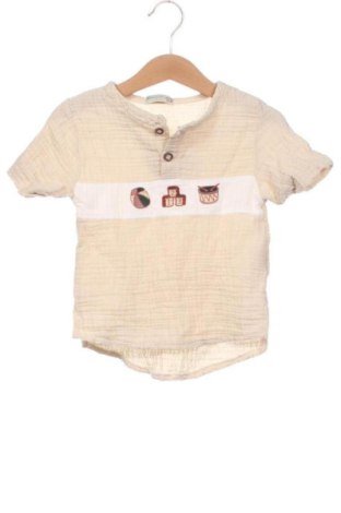 Kinder Shirt Unbranded, Größe 18-24m/ 86-98 cm, Farbe Beige, Preis 5,00 €, #137113653