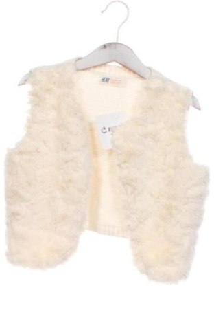 Kinder Strickjacke H&M, Größe 6-7y/ 122-128 cm, Farbe Ecru, Preis 7,00 €, #137167016