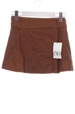 Gyerek szoknya Zara, Méret 10-11y / 146-152 cm, Szín Barna, Ár 6 553 Ft, #137227970
