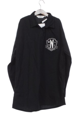 Kinderhemd H&M, Größe 11-12y/ 152-158 cm, Farbe Schwarz, Preis 6,85 €, #137082294