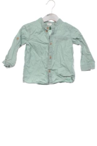 Детска риза H&M, Размер 9-12m/ 74-80 см, Цвят Зелен, Цена 6,00 €, #137182482