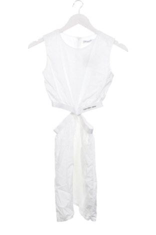 Детска рокля Calvin Klein Jeans, Размер 11-12y/ 152-158 см, Цвят Бял, Цена 21,00 €, #137203282