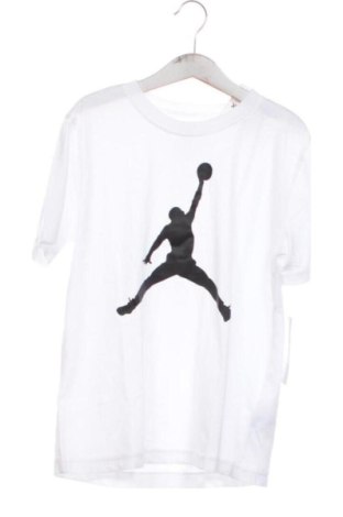 Kinder T-Shirt Air Jordan Nike, Größe 7-8y/ 128-134 cm, Farbe Weiß, Preis 25,00 €, #137187820