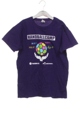 Kinder T-Shirt Fruit Of The Loom, Größe 8-9y/ 134-140 cm, Farbe Lila, Preis 8,24 €, #137080966