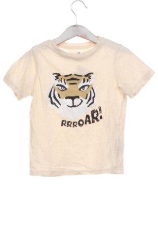 Kinder T-Shirt H&M, Größe 18-24m/ 86-98 cm, Farbe Beige, Preis 6,00 €, #137165674