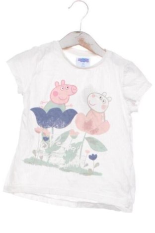 Παιδικό μπλουζάκι Peppa Pig, Μέγεθος 3-4y/ 104-110 εκ., Χρώμα Λευκό, Τιμή 6,00 €, #137213376