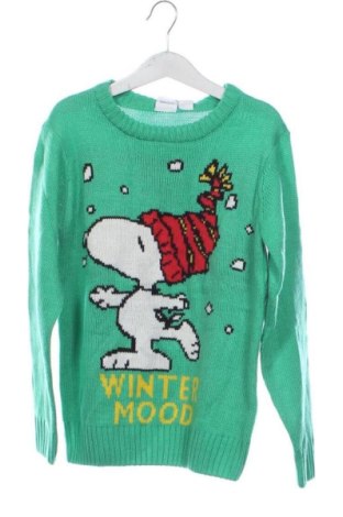 Kinderpullover Peanuts, Größe 6-7y/ 122-128 cm, Farbe Grün, Preis € 9,99, #137174353