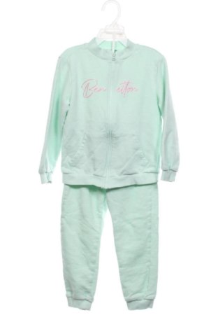 Kinder Sportanzug United Colors Of Benetton, Größe 4-5y/ 110-116 cm, Farbe Grün, Preis 30,00 €, #137199843