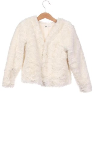 Детско палто H&M, Размер 4-5y/ 110-116 см, Цвят Бял, Цена 13,70 €, #137208891