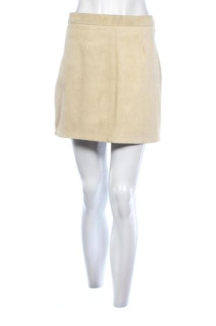 Fustă de piele Unbranded, Mărime M, Culoare Bej, Preț 183,72 Lei, #137160932