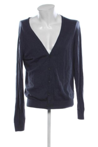 Herren Strickjacke H&M, Größe L, Farbe Blau, Preis 9,00 €, #137240525