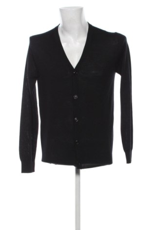 Jachetă tricotată de bărbați Mango, Mărime M, Culoare Negru, Preț 184,00 Lei, #137226378