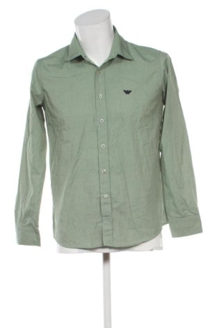Мъжка риза Emporio Armani, Размер M, Цвят Зелен, Цена 62,88 €, #137116111