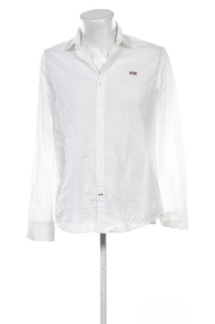 Herrenhemd Napapijri, Größe M, Farbe Weiß, Preis 31,99 €, #137118121