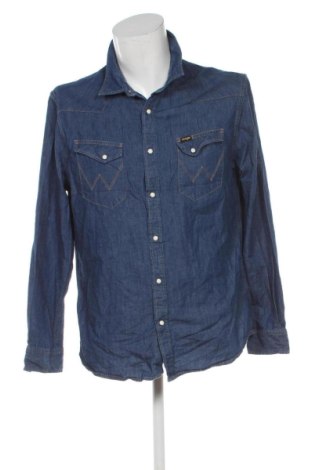 Herrenhemd Wrangler, Größe XL, Farbe Blau, Preis 24,99 €, #137118737