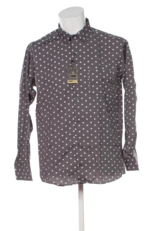 Herrenhemd Unbranded, Größe L, Farbe Grau, Preis 22,99 €, #137144276