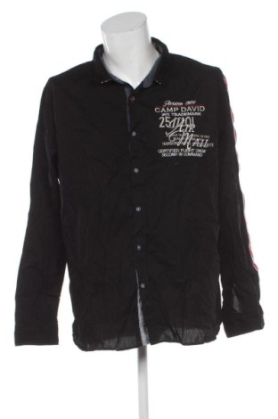 Cămașă de bărbați Camp David, Mărime XXL, Culoare Negru, Preț 132,99 Lei, #137174769