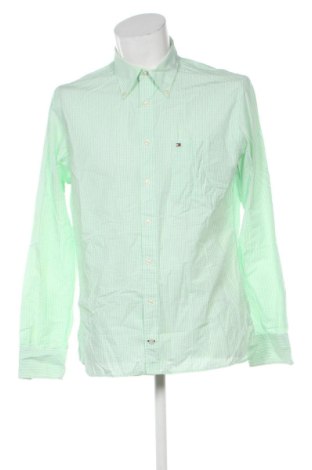 Cămașă de bărbați Tommy Hilfiger, Mărime L, Culoare Verde, Preț 257,99 Lei, #137179491