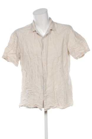 Мъжка риза Zara, Размер XL, Цвят Екрю, Цена 17,89 €, #137182829