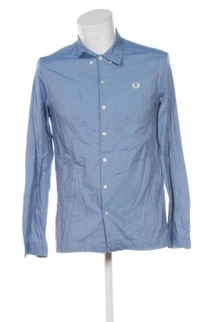 Cămașă de bărbați Fred Perry, Mărime M, Culoare Albastru, Preț 176,99 Lei, #137215589
