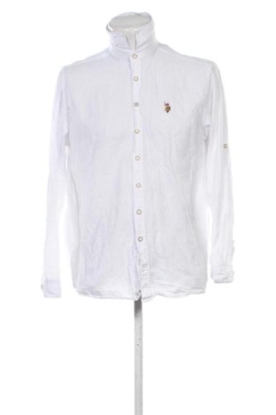 Męska koszula U.S. Polo Assn., Rozmiar L, Kolor Biały, Cena 126,58 zł, #137146134