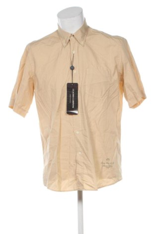 Herrenhemd Claudio Campione, Größe L, Farbe Beige, Preis 26,99 €, #137177198