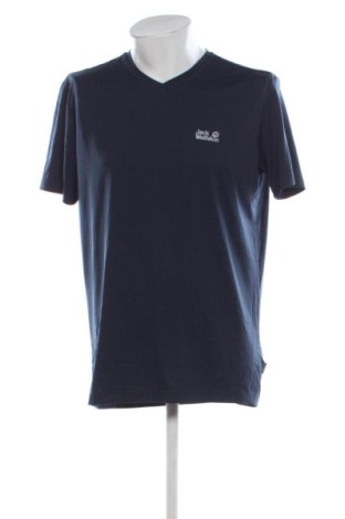 Ανδρικό t-shirt Jack Wolfskin, Μέγεθος XL, Χρώμα Μπλέ, Τιμή 18,99 €, #137067634