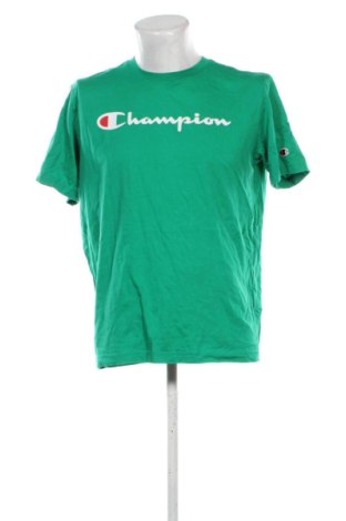Ανδρικό t-shirt Champion, Μέγεθος M, Χρώμα Πράσινο, Τιμή 11,99 €, #137119756