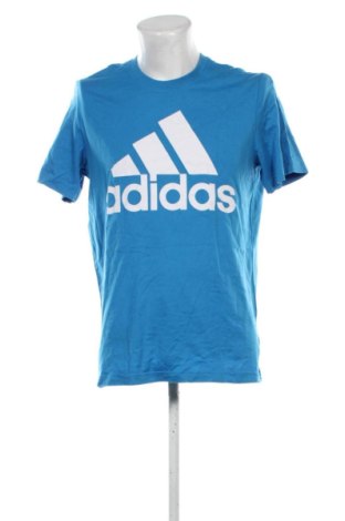 Męski T-shirt Adidas, Rozmiar L, Kolor Niebieski, Cena 86,99 zł, #137138276