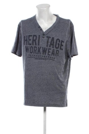 Tricou de bărbați Angelo Litrico, Mărime XXL, Culoare Gri, Preț 47,99 Lei, #137138452