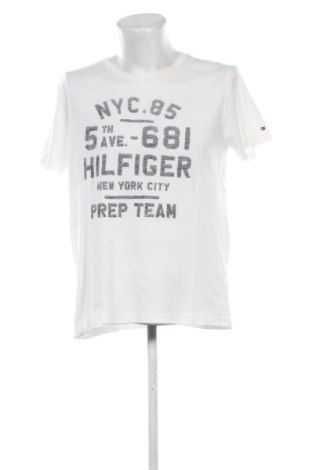 Męski T-shirt Tommy Hilfiger, Rozmiar L, Kolor Biały, Cena 126,99 zł, #137139433