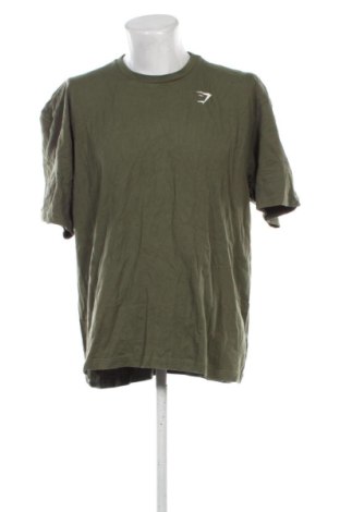 Мъжка тениска Gymshark, Размер XXL, Цвят Зелен, Цена 13,29 €, #137142441