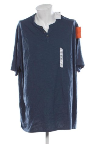Męski T-shirt Kiabi, Rozmiar 5XL, Kolor Niebieski, Cena 89,99 zł, #137148173