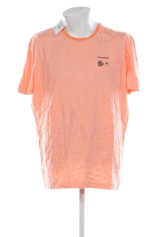 Męski T-shirt Tom Tailor, Rozmiar 3XL, Kolor Pomarańczowy, Cena 53,99 zł, #137150043