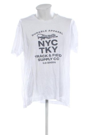 Ανδρικό t-shirt S.Oliver, Μέγεθος XXL, Χρώμα Λευκό, Τιμή 11,99 €, #137151218