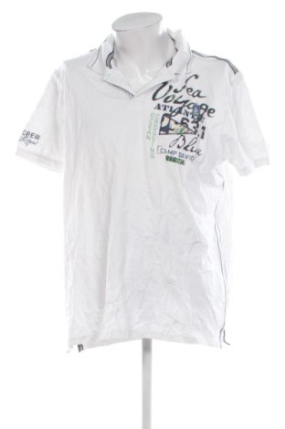 Мъжка тениска Camp David, Размер 3XL, Цвят Бял, Цена 23,51 €, #137153502