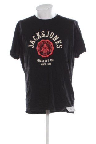 Мъжка тениска Jack & Jones, Размер XXL, Цвят Черен, Цена 10,22 €, #137154470