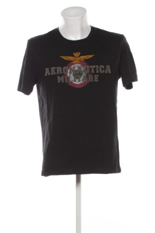 Мъжка тениска Aeronautica Militare, Размер XL, Цвят Черен, Цена 28,00 €, #137156726