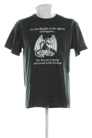 Męski T-shirt Gildan, Rozmiar L, Kolor Zielony, Cena 50,99 zł, #137157088