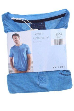 Herren Shirt Watson's, Größe L, Farbe Blau, Preis 17,99 €, #137159601