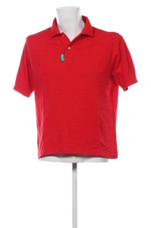 Мъжка тениска United Colors Of Benetton, Размер M, Цвят Червен, Цена 12,00 €, #137163078