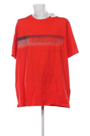 Pánske tričko  Kiabi, Veľkosť 4XL, Farba Červená, Cena  20,95 €, #137167159