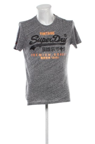 Ανδρικό t-shirt Superdry, Μέγεθος M, Χρώμα Γκρί, Τιμή 14,99 €, #137168615