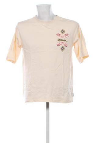 Herren Shirt Desigual, Größe S, Farbe Ecru, Preis 31,99 €, #137174379
