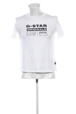 Męski T-shirt G-Star Raw, Rozmiar S, Kolor Biały, Cena 133,99 zł, #137176127