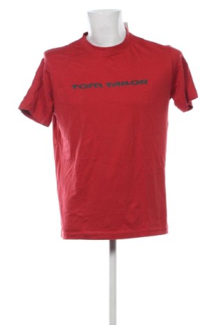 Męski T-shirt Tom Tailor, Rozmiar L, Kolor Czerwony, Cena 50,99 zł, #137176195
