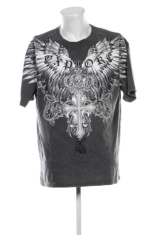 Tricou de bărbați Romwe, Mărime XL, Culoare Gri, Preț 54,99 Lei, #137181791