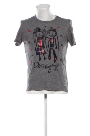Herren Shirt Desigual, Größe M, Farbe Grau, Preis 21,99 €, #137189830