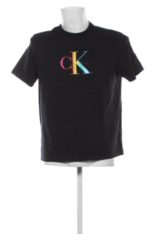 Męski T-shirt Calvin Klein Jeans, Rozmiar M, Kolor Czarny, Cena 160,99 zł, #137190828