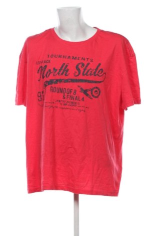 Tricou de bărbați Man's World, Mărime 5XL, Culoare Roșu, Preț 62,99 Lei, #137219129
